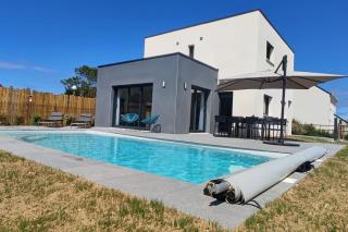 Maison neuve avec piscine chauffée de mai à septembre à 6 minutes de la plage - Gonneville-en-Auge - 4
