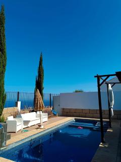LUXURY VILLA SEA VIEWS HEATED POOL private jacuzzi wifi bbq parking tennis court - Candelaria - 8