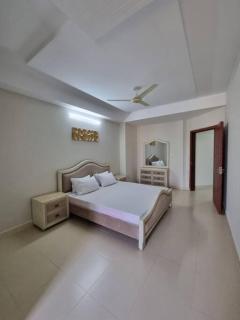 Three Bed Attached Bath Netflix Wifi Smart TV Parking WFH Desk Near Airport - Islamabad - 4