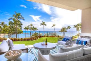 KBM Resorts FREE CAR Anuenue At Montage Kapalua Bay Oceanfront Villa Pool beach access - Kapalua - 0