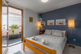 Modernes Apartment mit Meerblick, stylischem Interieur, privatem Balkon, Grill, Klima, WiFi - Poreč - 3