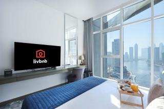 Livbnb - Classy Studio w Panoramic Dubai Canal Vie - Dubai - 0
