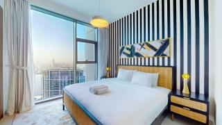 Creek Rise Tower 1 - One Bedroom with Creek View - Dubai - 9