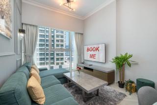 Artistic 1-Bedroom Apartment perfect for couple at Mayfair Tower, Business Bay! - Dubai - 0