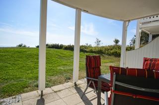 Terrasse, gratis Nutzung vom AHOI Erlebnisbad und Sauna in Sellin - Meeresblick FeWo 11 - Göhren - 2