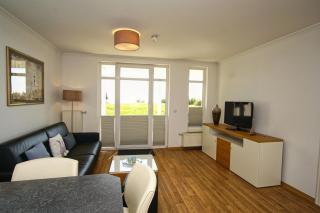 Terrasse, gratis Nutzung vom AHOI Erlebnisbad und Sauna in Sellin - Meeresblick FeWo 11 - Göhren - 7