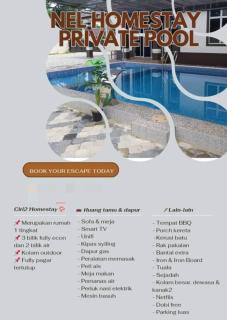 Kolam Besar dengan Privasi di Nel Homestay - 8
