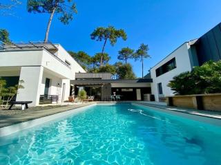 Villa d'Architecte avec Piscine Chauffée, Terrasse et Services Hôteliers à Soorts-Hossegor - FR-1-791-11 - Soorts-Hossegor - 0