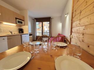Appartement 2 pièces à Flumet, aux pieds des pistes, piscine, animaux bienvenus, parking inclus - FR-1-603-111 - 6