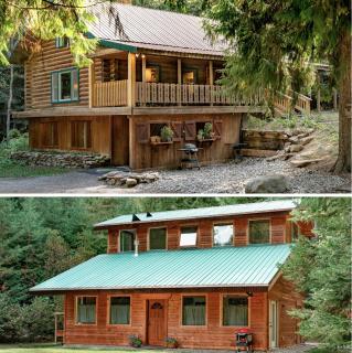 2 Adjacent Cabins near Silverwood - Serene, Private and Forested - Spirit Lake - 0