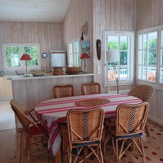 Belle villa caraîbes presqu'ile du Cap-Ferret près de l'océan et du bassin - Le Piquey - 1