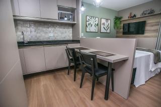 Studio Bem Decorado Com Sacada - ALL1301 - Curitiba - 5