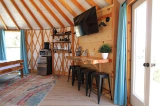 Yurt Overlook #01 with AC and Private Bath King Suite - 4