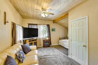 4 Mi to Rainbow Lake! Cozy Forest-View Gem with Deck - 6