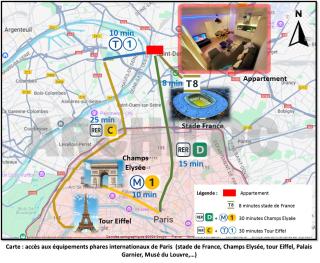 Roi de la Seine à Paris, stade, Gare parking et terrasse - 5