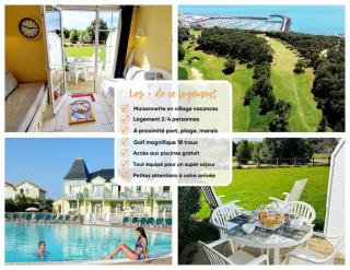 "FENETRE SUR GOLF" Maison 4 personnes, accès piscines gratuit, village vacances au coeur d'un golf - Talmont - 9