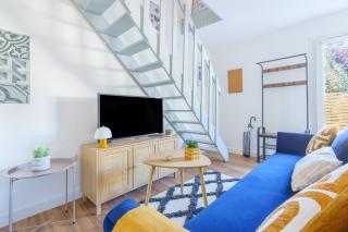 Maisonnette Bleu Horizon avec jardin - 2min Gare - Serenito Homes - 8