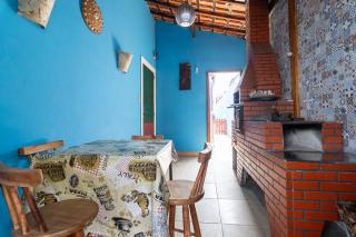 Casa azul, 2 quadras praia-wifi-garagem -churrasqueira e fogão a lenha - Aceita Caes -Caiçara-Praia Grande - Praia Grande - 3
