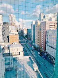 Shinjuku Kabuki Youth Hostel#New Sunshine Room#50 second walk from Higashi Shinjuku subway#Automatic locking door at entrance#新宿12 - Tokyo - 9