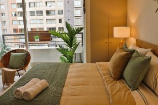HOM I Moderno y Amplio Studio 2PAX Terraza Santiago - 4