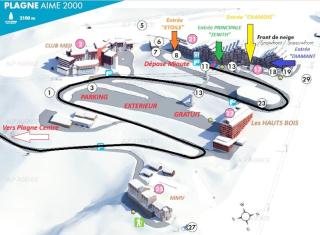 Résidence Aime 2000 - 2 Pièces + cabine 6 pers - PLAGNE AIME 2000 - I58A2 MAE-6144 - 3