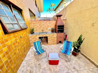 Studio pé na areia com área de churrasco privativa - Bertioga - 4