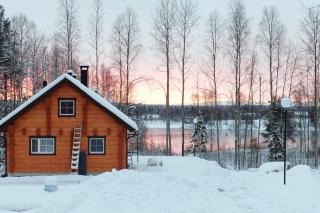 Arctic log house Hirvas - 9