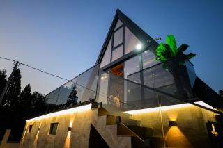 Luxurious cabin for couples with hot tub lake view - Aleksinac - 0