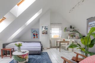 ÄSTAY - BoxSpring auch als Einzelbetten, voll ausgestattete Küche, Eco-Friendly, Radfahren & Wandern, inkl XL Parkplatz - Hemsbach - 6