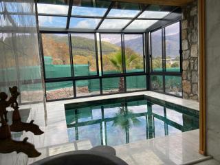 Luxury Stone House With Turkish Hamam, Sauna, İndoor and Outdoor Pool in Fethiye - Muğla - 7