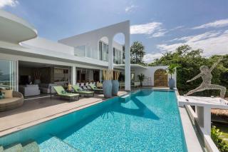 C Villa 8BR Luxury Seaview Villa, 2 swimming pools - Plai Laem - 7