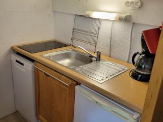 Studio cabine proche centre station avec balcon, WiFi gratuit - FR-1-346-423 - Arc 1800 - 8