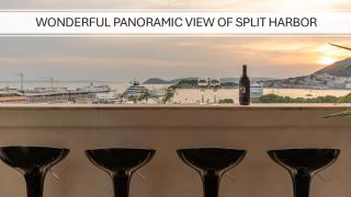 BREGOS SUPERIOR APARTMENT - unique design 3-BR - unbelievable panoramic view of Split - walking distance from UNESCO palace and Bacvice beach - free parking - BURALUX properties - 8