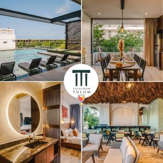 Deluxe Design 3BR with Pool, SPA, Gym, Kids Area - Tulum Pueblo - 0