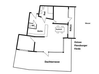 Ferienwohnung Strandterrasse 11 - Glücksburg - 7