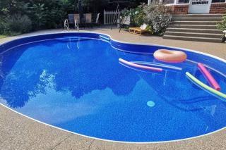 Waterfront heated pool seasonal Acre yard BBQ - 3