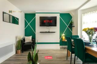 Last-Minute Specials l 2 Bedroom Modern Apartment for 6 Guests in City Centre with Free Parking by Oak Stays Short Lets & Serviced Accommodatins - Leicester - 5