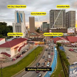 JQ Tower 2-Facing Sea-bay & City High Floor - Kota Kinabalu - 4