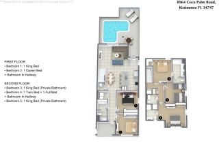 5 Bedroom 4 Bathroom Paradise Palms 8964 Cp - 9