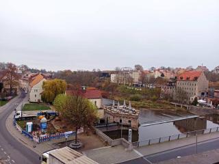 An der berühmten Altstadtbrücke mit Balkon zur Peterskirche und mit Neißeblick - Görlitz - 5