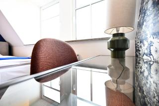 Rosengarten Apartments Fürth, Moderne Serviced Apartments in Citylage, ganze Ferienwohnung 50 m2, nahe Nürnberg, Metro, Sauna, Frühstück & Parkplatz - 5