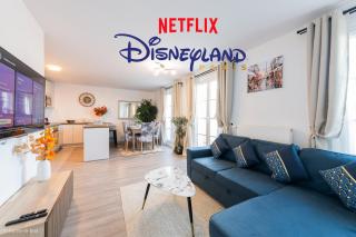 Le Cartier Appt F3, 7mn Disneyland, Parking,Terrace - 0