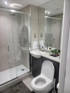 Kayz Lodge- Luxury Ensuite-Private & Shared Accommodation in a New House at the Olympic village overlooking Stratford Westfield and Tube Station - Londra - 7