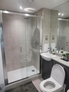 Kayz Lodge- Luxury Ensuite-Private & Shared Accommodation in a New House at the Olympic village overlooking Stratford Westfield and Tube Station - Londra - 3