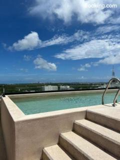 New Centric 1BR apartment with gym & pool - Cancún - 9
