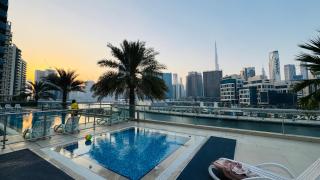 Stylish Fairview Stay in Business Bay Canal View Marasi Drive - Dubai - 0