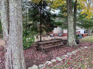 5-Bedroom Lakefront, private beach wifi AC boat & - Tobyhanna - 3