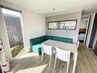 Mobil-home Grand Confort, 4 pers, 2 ch, Piscine chauffée, Wifi, Animaux, Parking - FR-1-361A-93 - Jullouville-les-Pins - 7