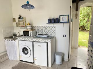 Studio Piscine Privée - 1 min à pied de la plage - 4