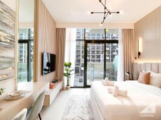 Deluxe Studio with Balcony at Aziz Riviera - Dubai - 9